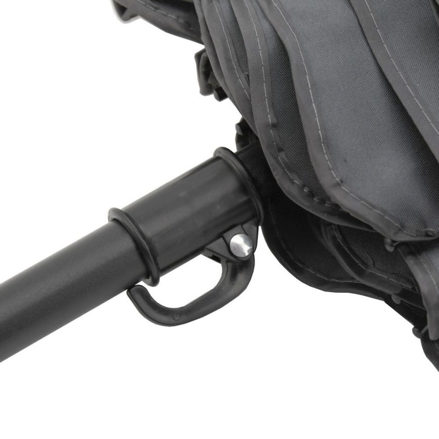 Hopfällbar och lutbar parasoll Ø 1,8 m grå