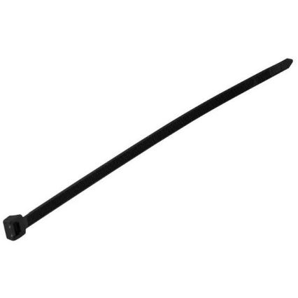 Hopfällbara plastband 2,5x100mm 100st svart
