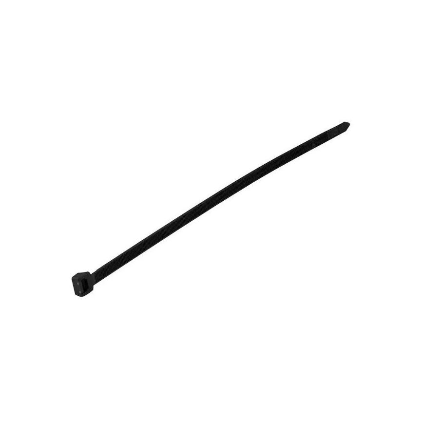 Hopfällbara plastband 3,5x200mm 100st svart