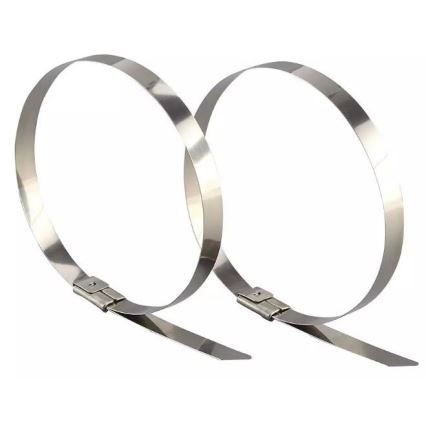 Hopfällbara stålband 4,6x250mm 100st stål