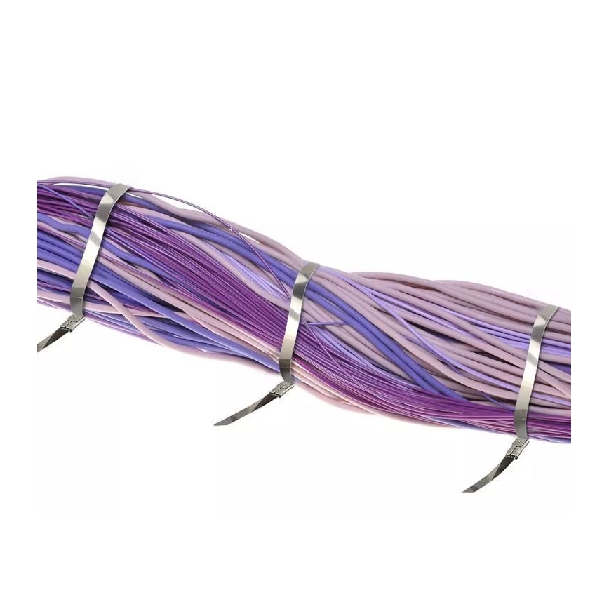 Hopfällbara stålband 4,6x250mm 100st stål