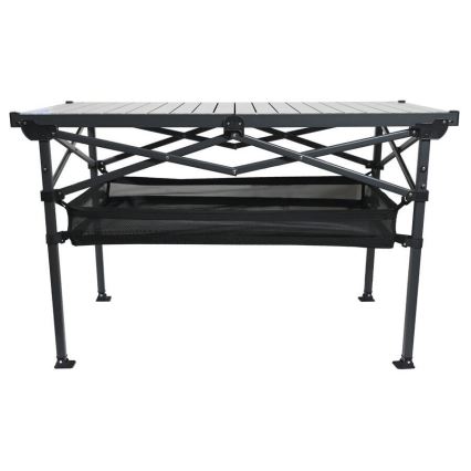 Hopfällbart campingbord 118x70 cm antracit