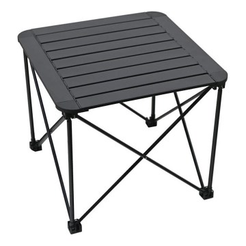 Hopfällbart campingbord 52x52cm antracit