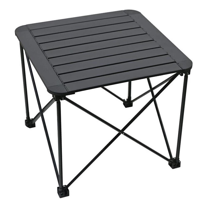 Hopfällbart campingbord 52x52cm antracit
