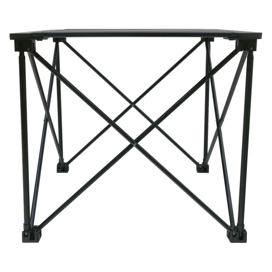 Hopfällbart campingbord 52x52cm antracit