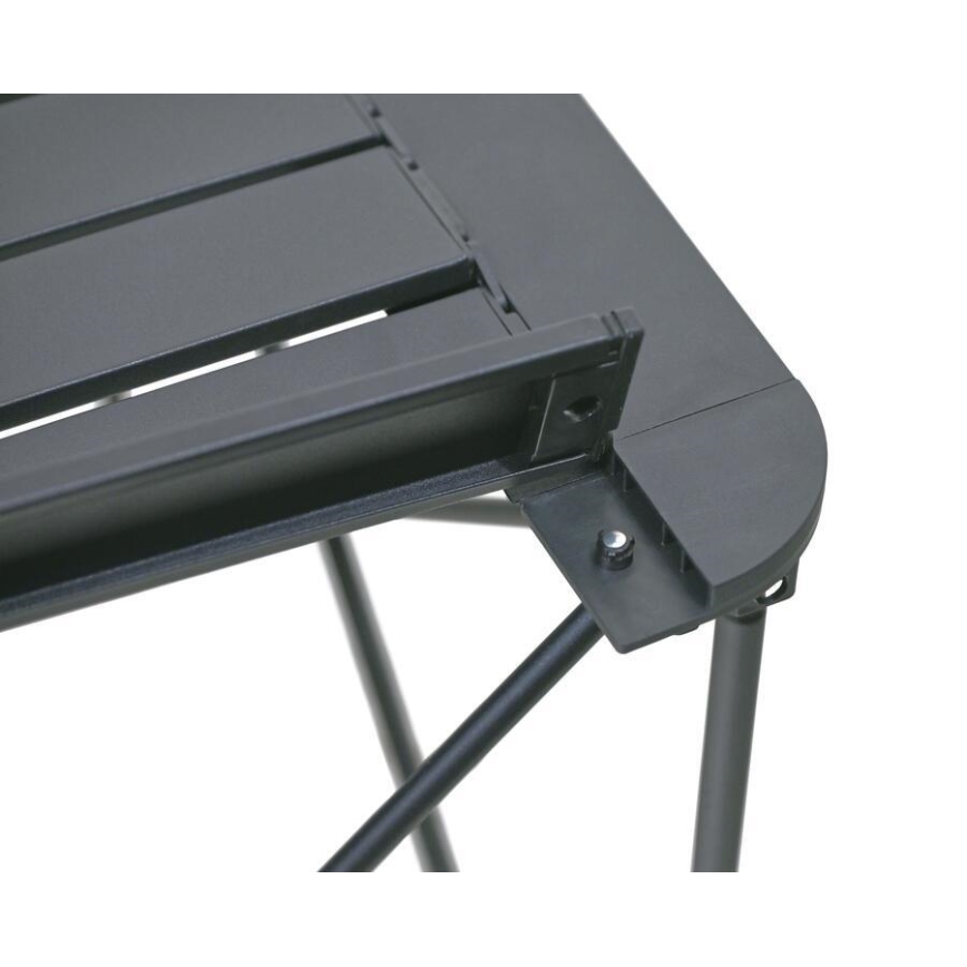 Hopfällbart campingbord 52x52cm antracit