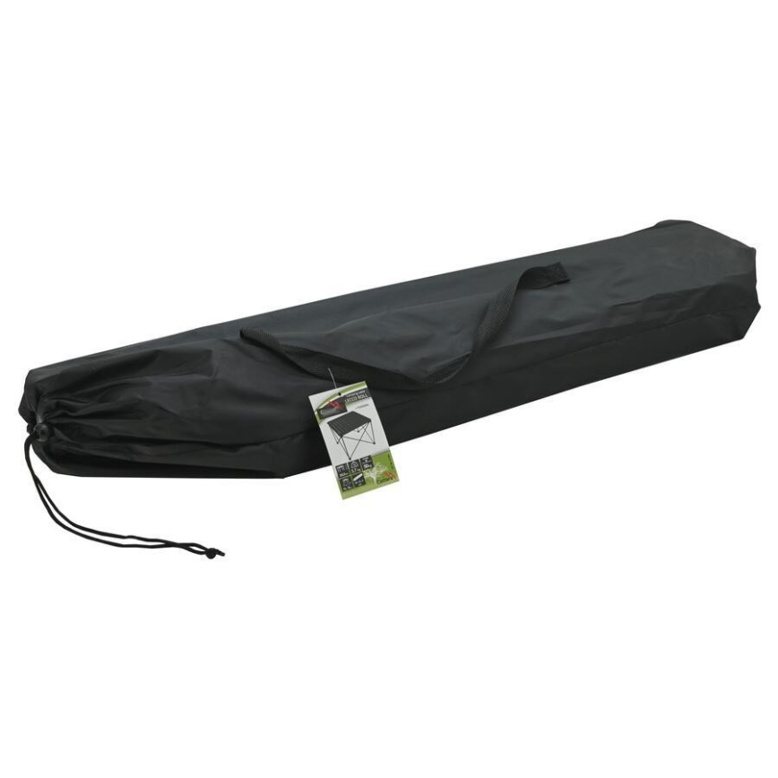 Hopfällbart campingbord 70x70cm antracit