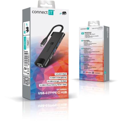 CONNECT IT CHU-8020-AN - USB-C hub 05.01.2001
