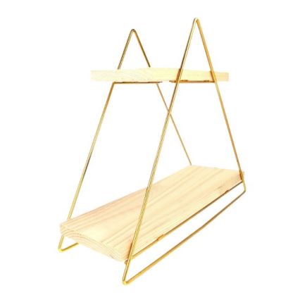 Hyllorganisatör 35x40 cm guld