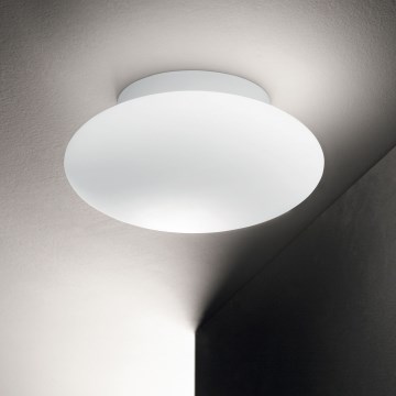 Ideal Lux - Badrum takbelysning BUBBLE 1xE27/60W/230V diameter 33,5 cm IP44 vit