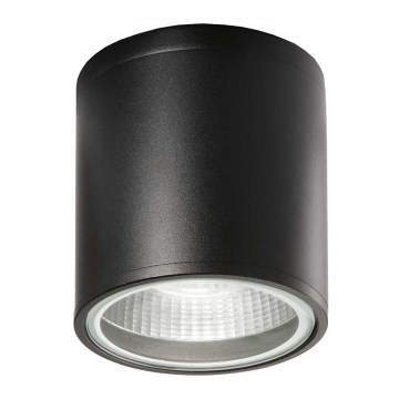 Ideal Lux - Badrumsspotlight GUN 1xGU10/28W/230V IP44 svart