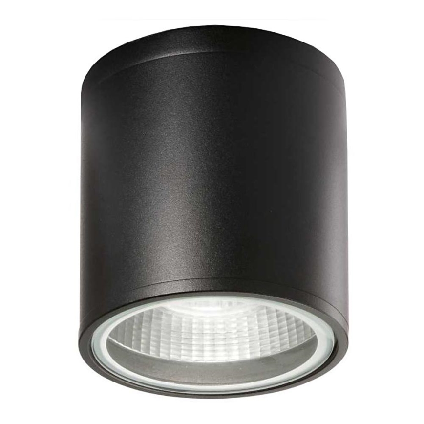 Ideal Lux - Badrumsspotlight GUN 1xGU10/28W/230V IP44 svart