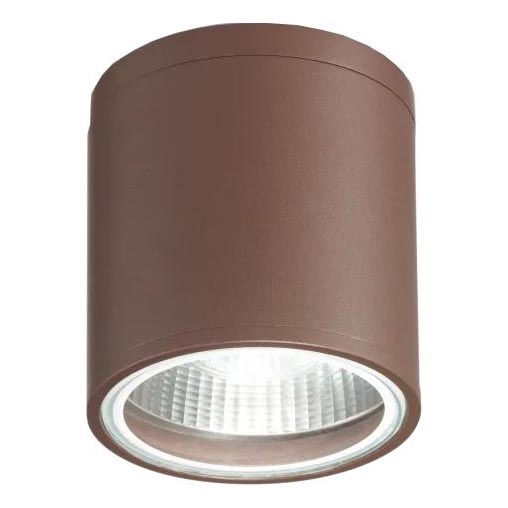 Ideal Lux - Badrumsspotlight GUN 1xGU10/28W/230V IP55 brun