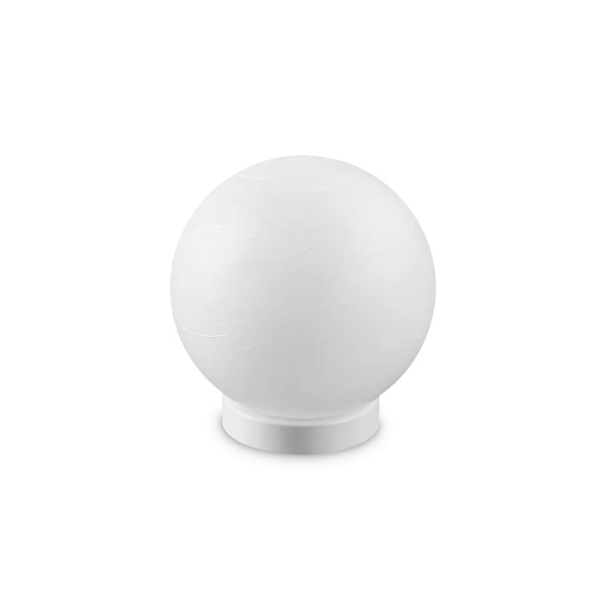Ideal Lux - Bordslampa CARTA 1xE27/25W/230V diameter 20 cm vit