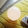 Ideal Lux - Bordslampa CARTA 1xE27/25W/230V diameter 40 cm vit
