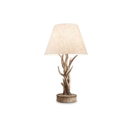 Ideal Lux - Bordslampa CHALET 1xE27/60W/230V Horn