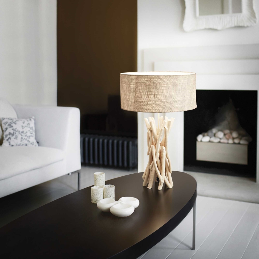 Ideal Lux - Bordslampa DRIFTWOOD 1xE27/60W/230V guava