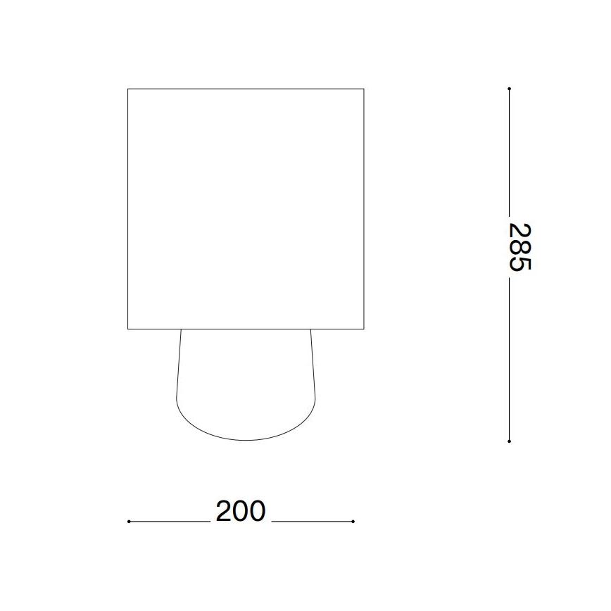 Ideal Lux - Bordslampa KALI 1xE14/40W/230V keramik/grädde/beige