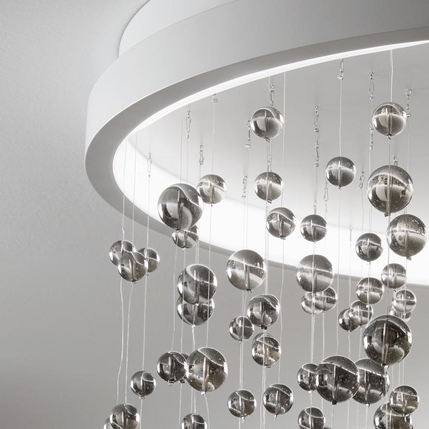 Ideal Lux - Dimbar LED ytmonterad ljuskrona ARMONY LED/48W/230V CRI 90 diameter 50 cm vit