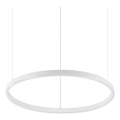 Ideal Lux - Dimbart LED-pendel på kabel ORACLE SLIM LED/28W/230V 3000K CRI 90 Ø 50 cm vit