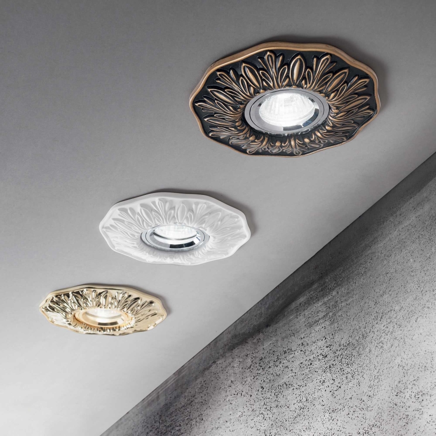Ideal Lux - Infälld Belysning 1xGU10/50W/230V brons