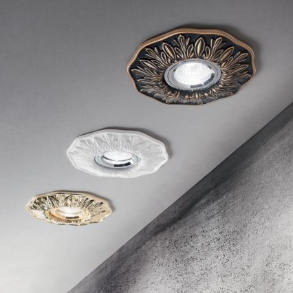 Ideal Lux - Infälld belysning  1xGU10/50W/230V gyllene