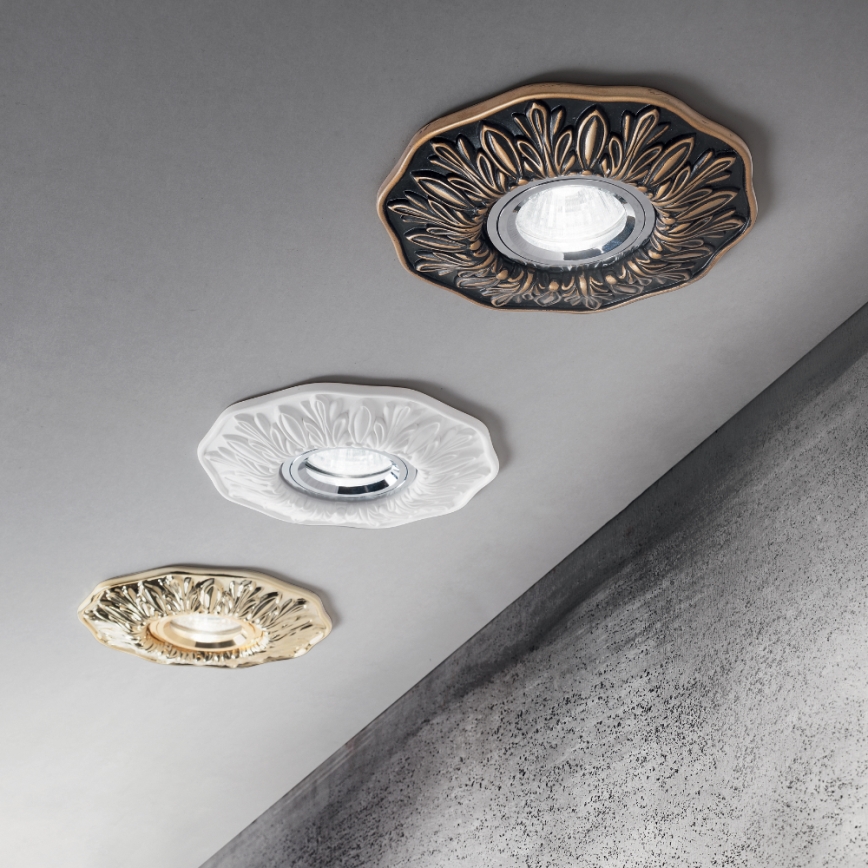 Ideal Lux - Infälld Belysning 1xGU10/50W/230V vit