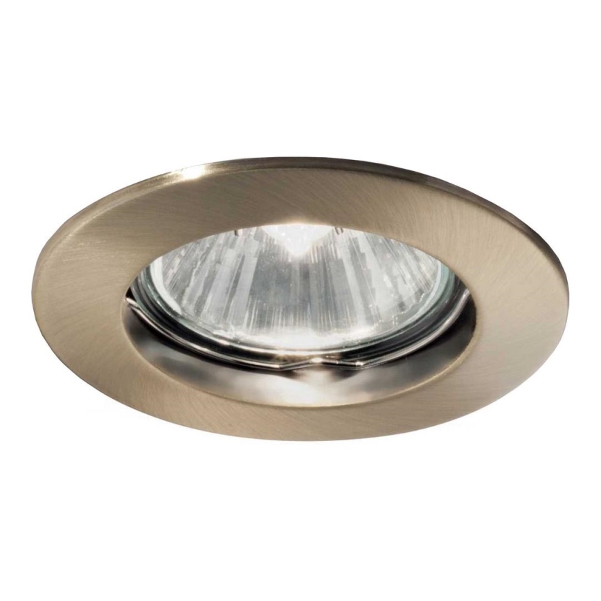 Ideal Lux - Infälld lampa JAZZ 1xGU10/50W/230V brons