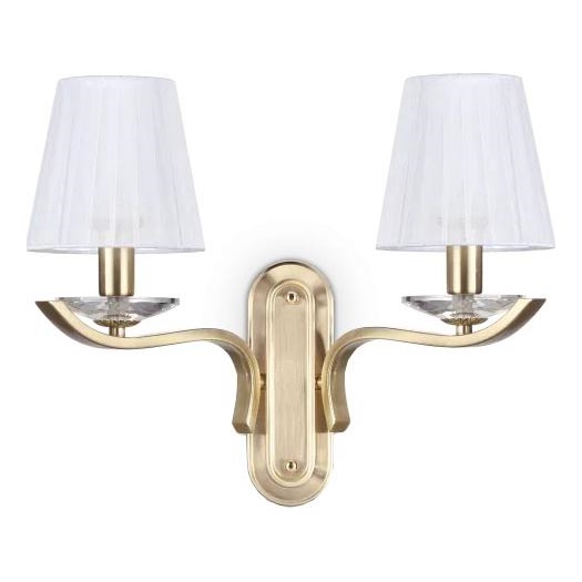 Ideal Lux - Kristall vägg lampa PEGASO 2xE14/28W/230V guld