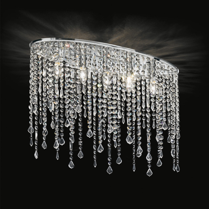 Ideal Lux - Kristallampa tak 5xE14/40W/230V
