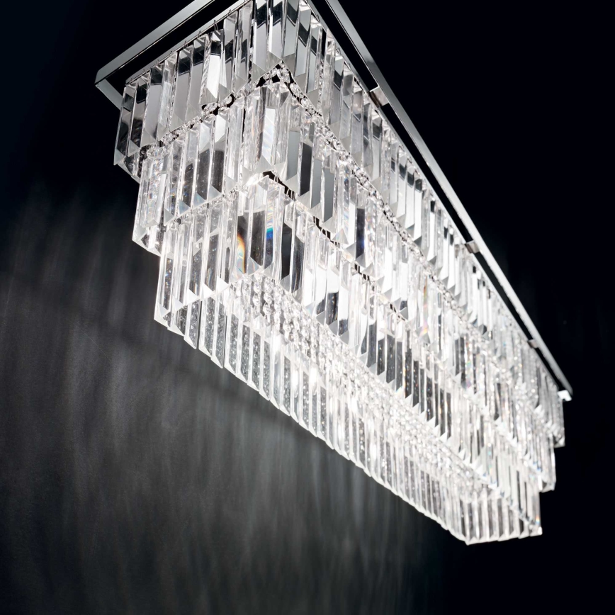 Ideal Lux – Kristallampa tak MARTINEZ 8×E14/40W/230V
