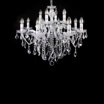 Ideal Lux - Kristallkrona 12xE14/40W/230V