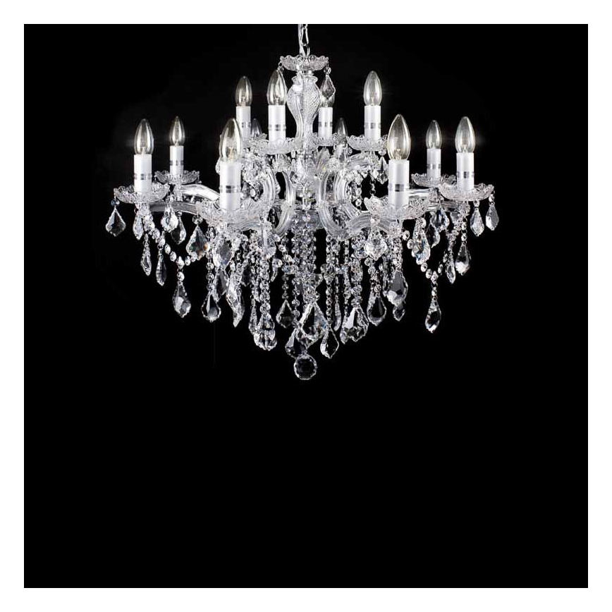 Ideal Lux - Kristallkrona 12xE14/40W/230V