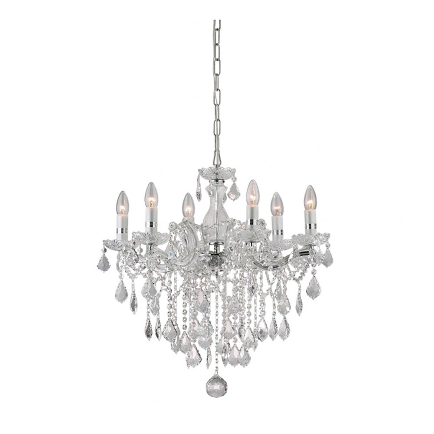 Ideal Lux - Kristallkrona  6xE14/40W/230V