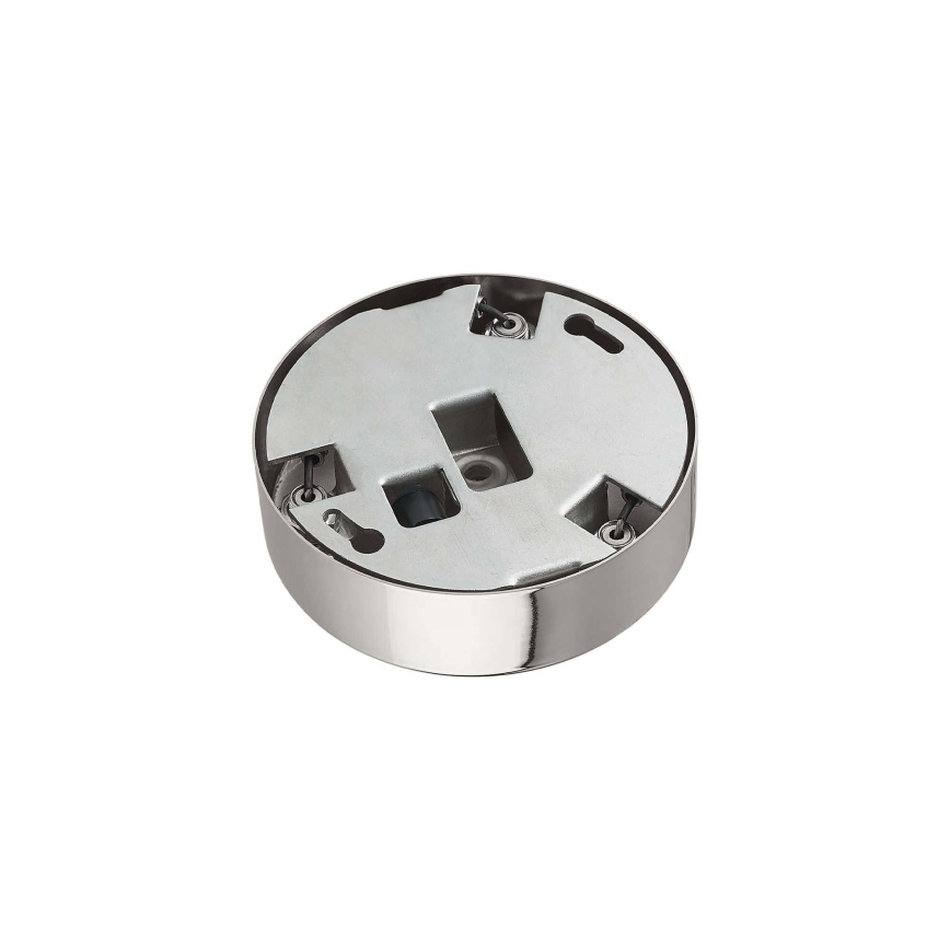 Ideal Lux - Kristallkrona med textilsladd CARLTON 12xE14/40W/230V diameter 50 cm skinande krom