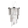 Ideal Lux - Kristallkrona med textilsladd CARLTON 8xE14/40W/230V diameter 40 cm skinande krom