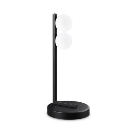Ideal Lux - LED bordslampa PING PONG 2xLED/3W/230V CRI 90 svart