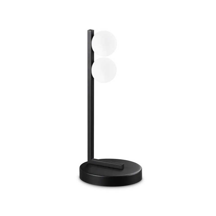 Ideal Lux - LED bordslampa PING PONG 2xLED/3W/230V CRI 90 svart