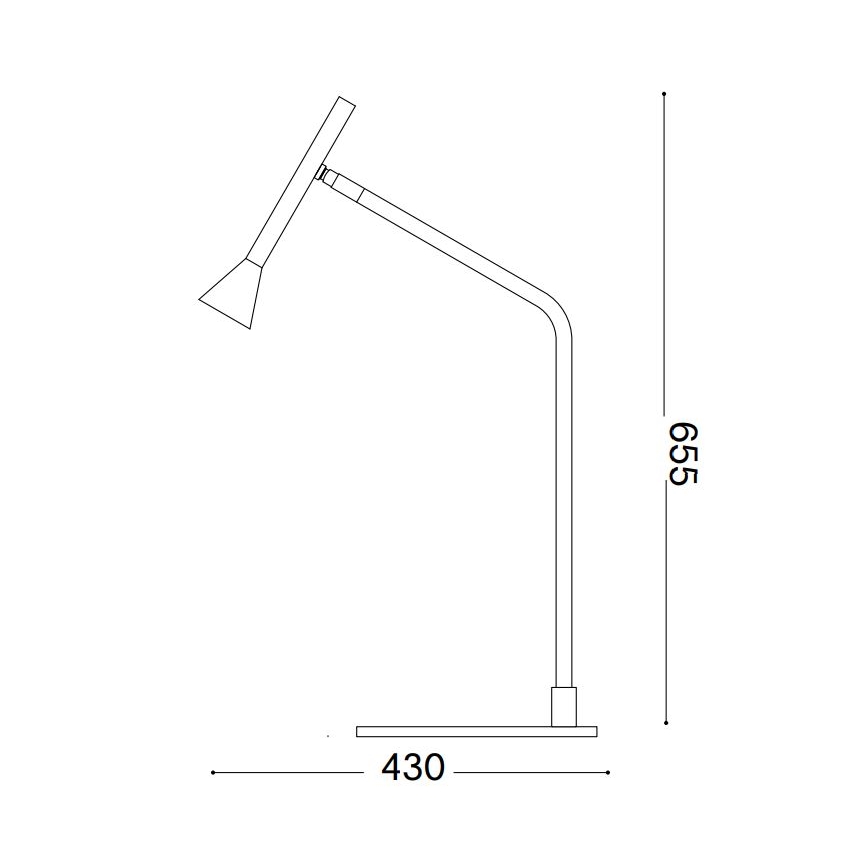 Ideal Lux - LED ljusreglerad bordslampa touch DIESIS LED/6,5W/230V CRI 90 guld