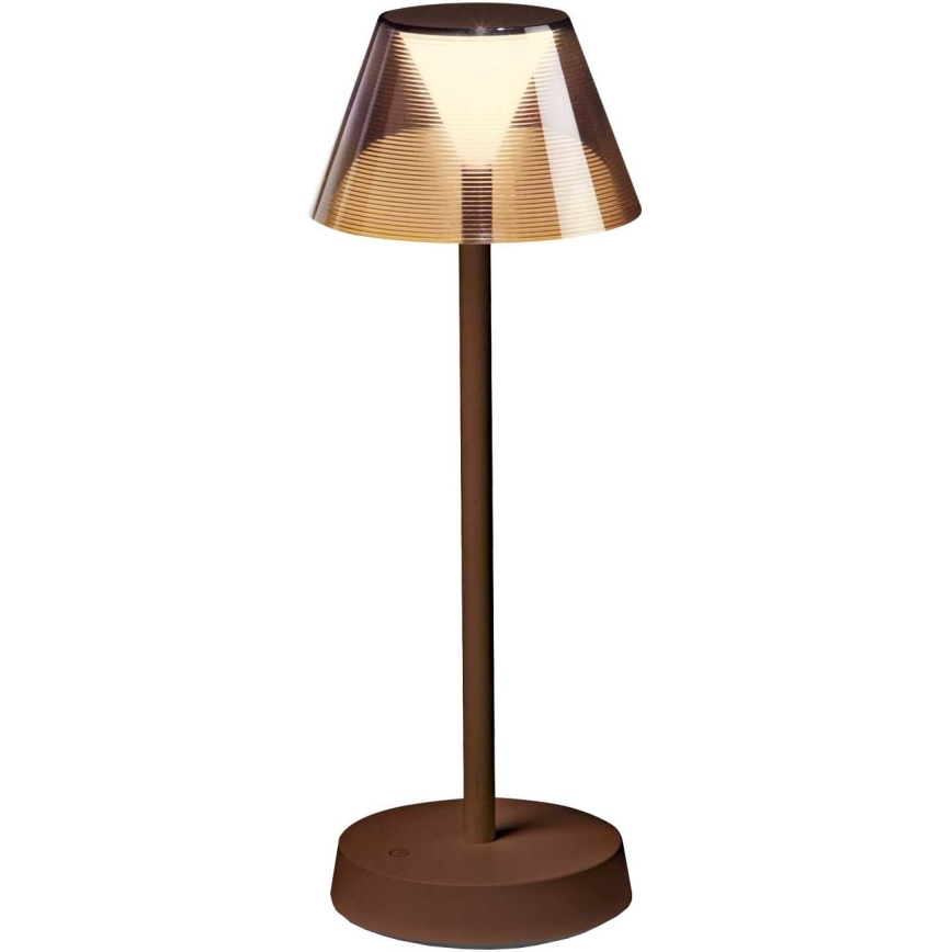 Ideal Lux - LED Dimbar touch-lampa LOLITA LED/2,8W/5V IP54 brun