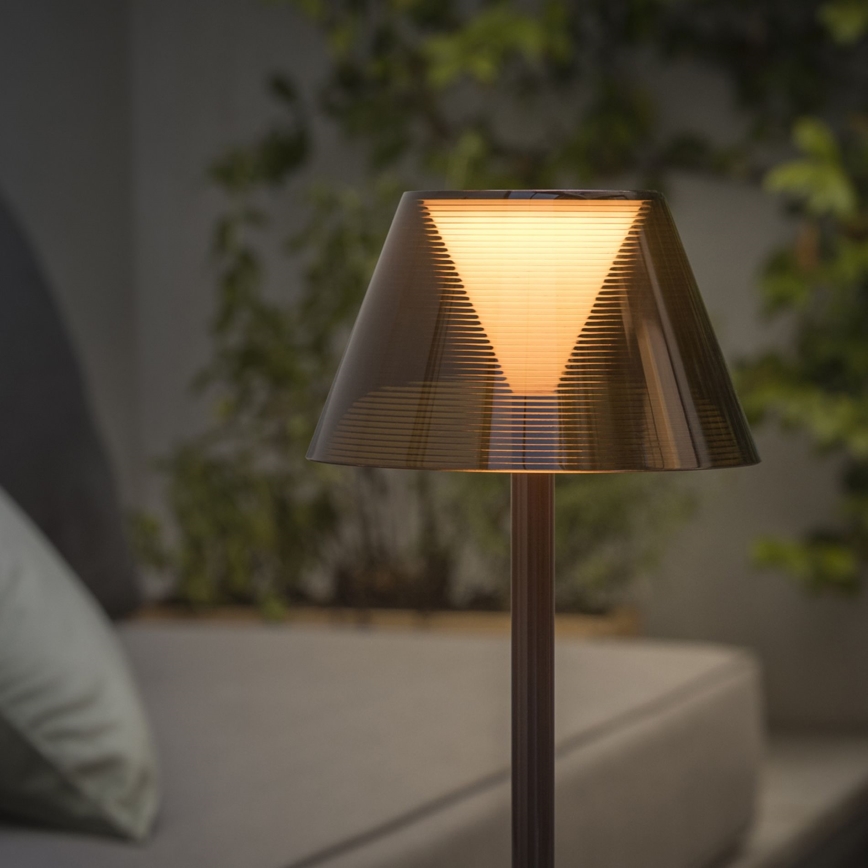 Ideal Lux - LED Dimbar touch-lampa LOLITA LED/2,8W/5V IP54 brun