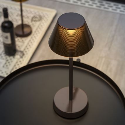 Ideal Lux - LED Dimbar touch-lampa LOLITA LED/2,8W/5V IP54 brun