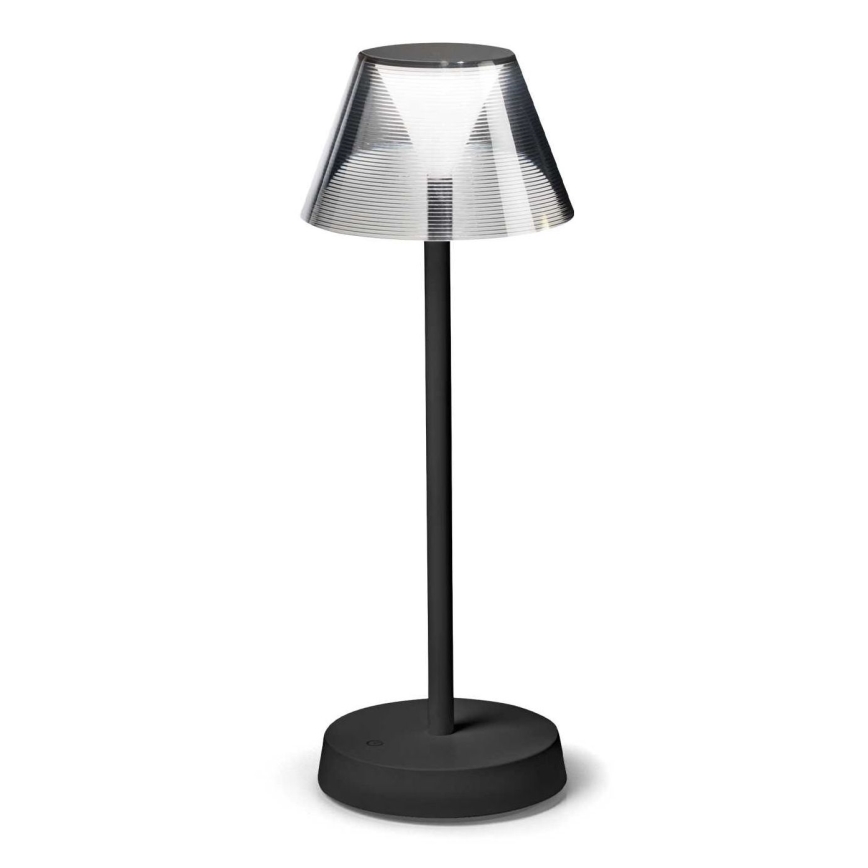 Ideal Lux - LED Dimbar touch-lampa LOLITA LED/2,8W/5V IP54 svart