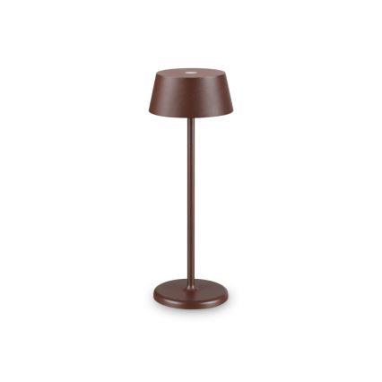 Ideal Lux - LED Ljusreglerad beröring utomhus lampa PURE LED/1,5W/3,7V 2200 mAh CRI 90 IP54 brun