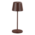 Ideal Lux - LED Dimbart Touch Utomhusbordslampa CUTE LED/2,5W/3,7V 3000 mAh USB 2200-2700K IP65 brun