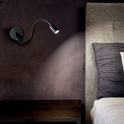 Ideal Lux - LED Flexibel små lampor FOCUS LED/4W/230V CRI 90 svart
