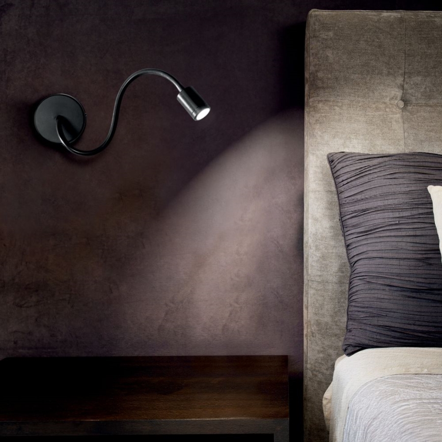 Ideal Lux - LED Flexibel små lampor FOCUS LED/4W/230V CRI 90 svart