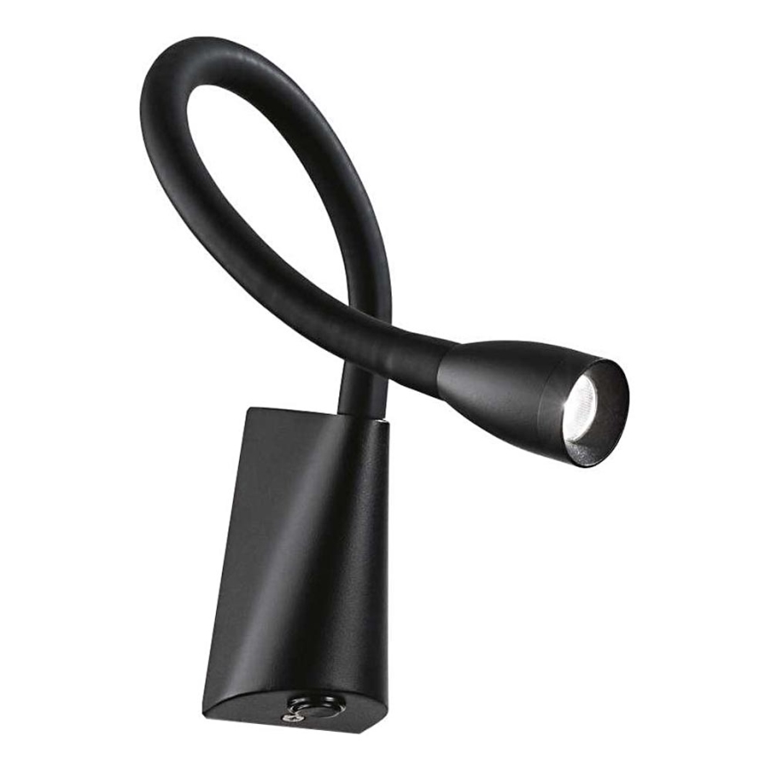 Ideal Lux - LED Flexibel små lampor GOOSE LED/3W/230V CRI 90 svart
