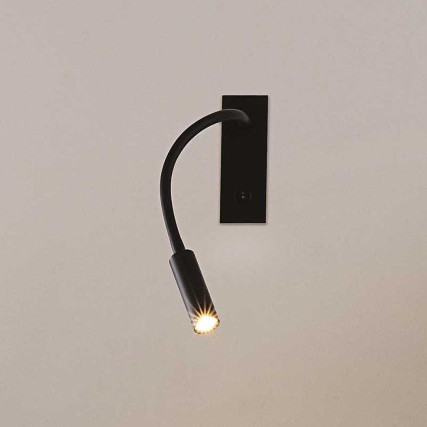 Ideal Lux - LED Flexibel små lampor IO LED/3W/230V CRI 90 svart