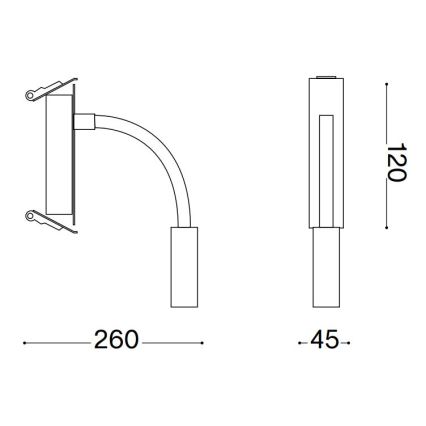 Ideal Lux - LED Flexibel små lampor IO LED/3W/230V CRI 90 svart